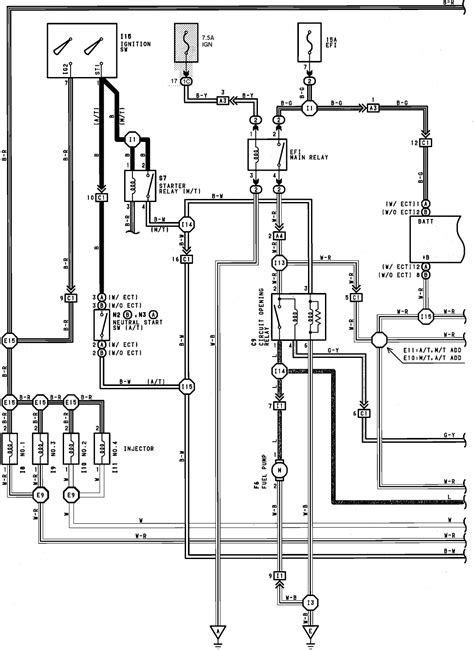 87 toyota pickup fuel pump wiring diagram 